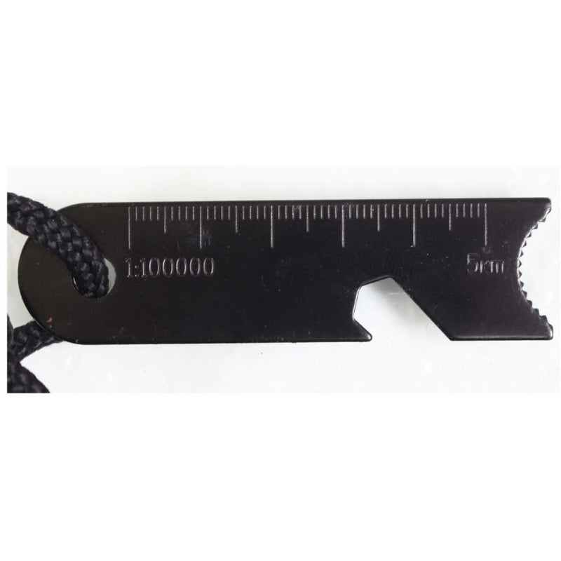 2 Piece Combination Fire Starter with Compass, Whistle & Lanyard - TC57-FIRE-YX - ToolUSA