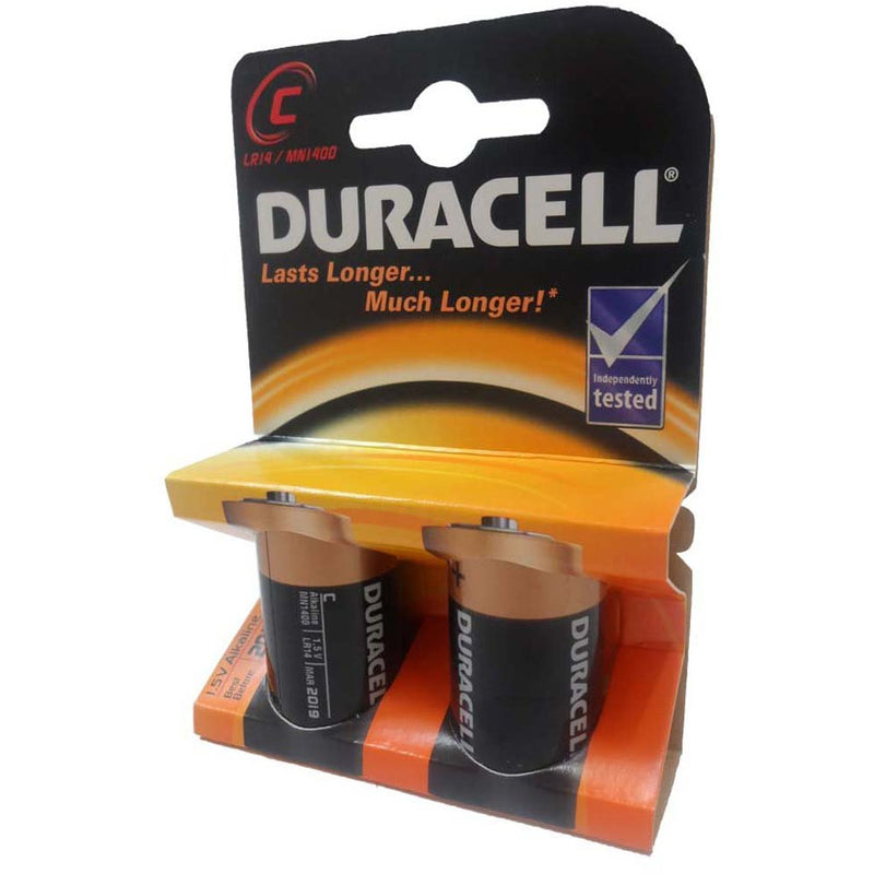 2 Piece Duracell C-Cell Alkaline Battery Set (Pack of: 4) - BD-30073-Z04 - ToolUSA