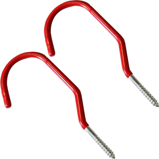 2 Piece Heavy Duty Storage Hooks - Question Mark (?) Shaped - WP-WP8-2S-YW - ToolUSA