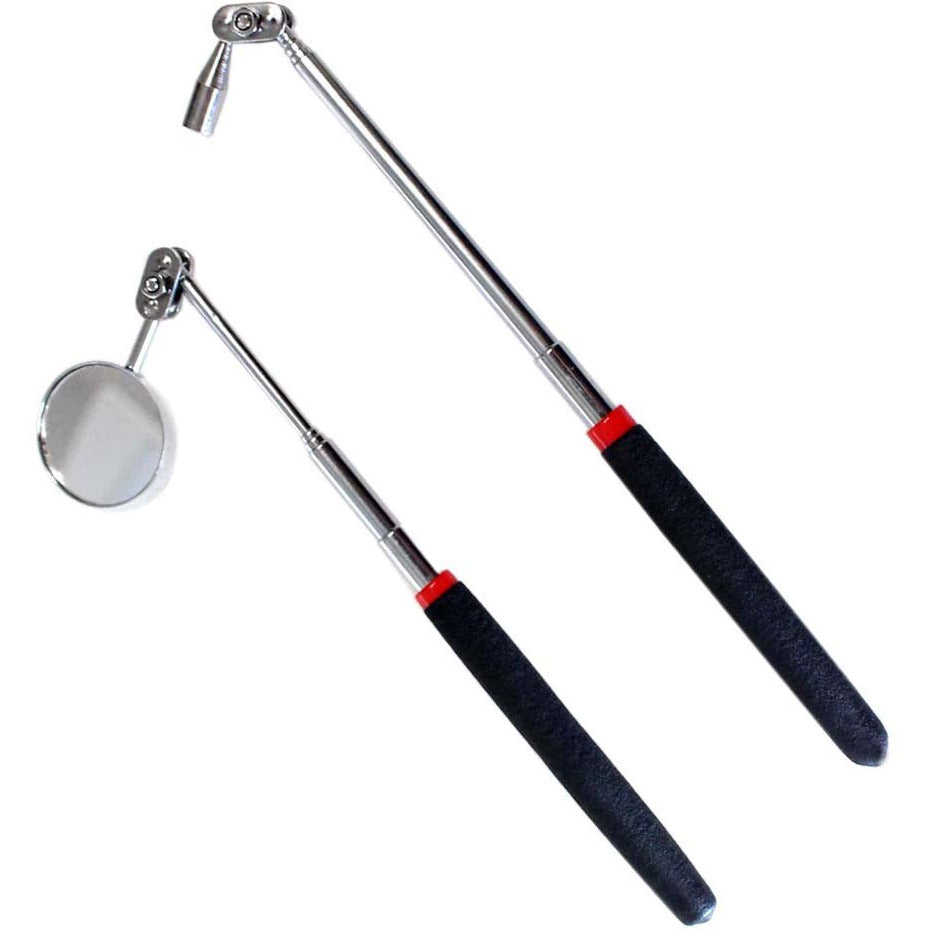 2 Piece Inspection Mirror and Pick-Up Magnet Set - EXT-18872 - ToolUSA
