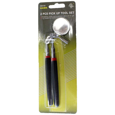 2 Piece Inspection Mirror and Pick-Up Magnet Set - EXT-18872 - ToolUSA