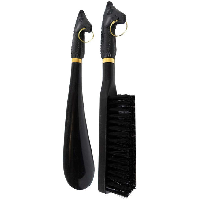 2 Piece Lint Brush & Shoe Horn (Pack of: 2) - CARE-01222-Z02 - ToolUSA