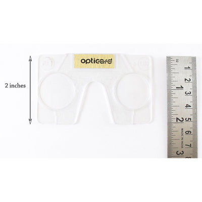 2 Piece Magnifier In Wallet Size For Reading +1.00 - OPTICARD-100 - ToolUSA