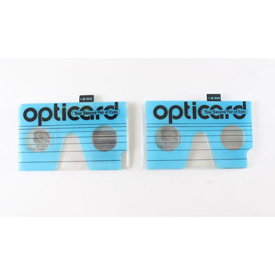 2 Piece Magnifier In Wallet Size For Reading +2.50 (Pack of: 2) - OPTICARD-250 - ToolUSA