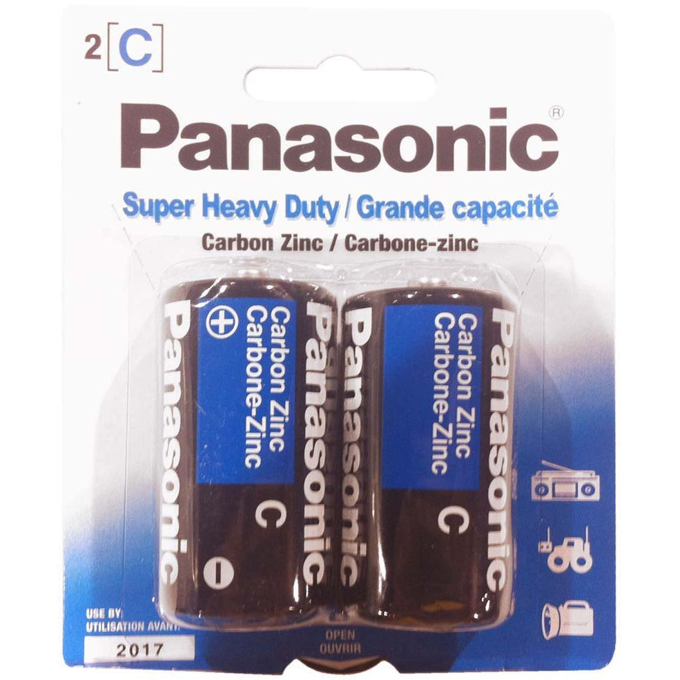 2 Piece Panasonic Heavy Duty "C" Battery Set (Pack of: 4) - BPN-CC-2PK-Z04 - ToolUSA