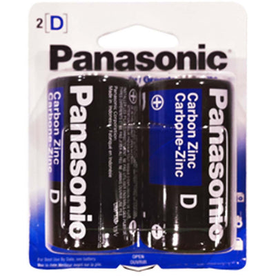 2 Piece Panasonic Heavy Duty "D" Battery Set (Pack of: 4) - BPN-DD-2PK-Z04 - ToolUSA