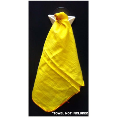 2 Piece Triangular Shaped Towel Holders with Suction Backs - H-41201 - ToolUSA