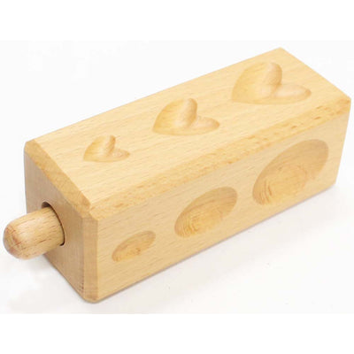 2 Piece Wooden Doming Block - Different Shapes - Wooden Shaping Punch - TJ-31782 - ToolUSA