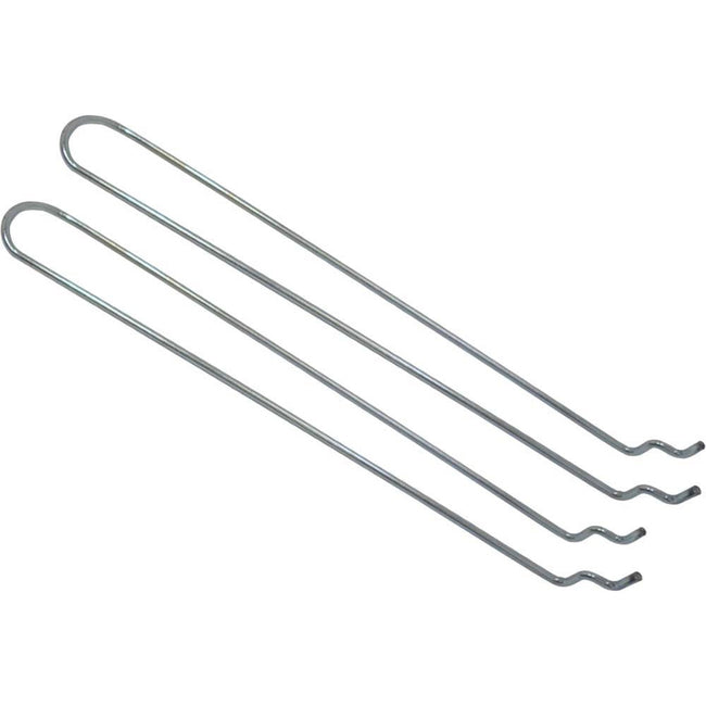 2 Piece Zinc Plated Double Peg Hooks - HW-40054 - ToolUSA