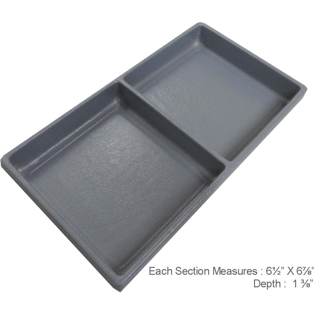 2 Section Plastic Tray Insert - ToolUSA