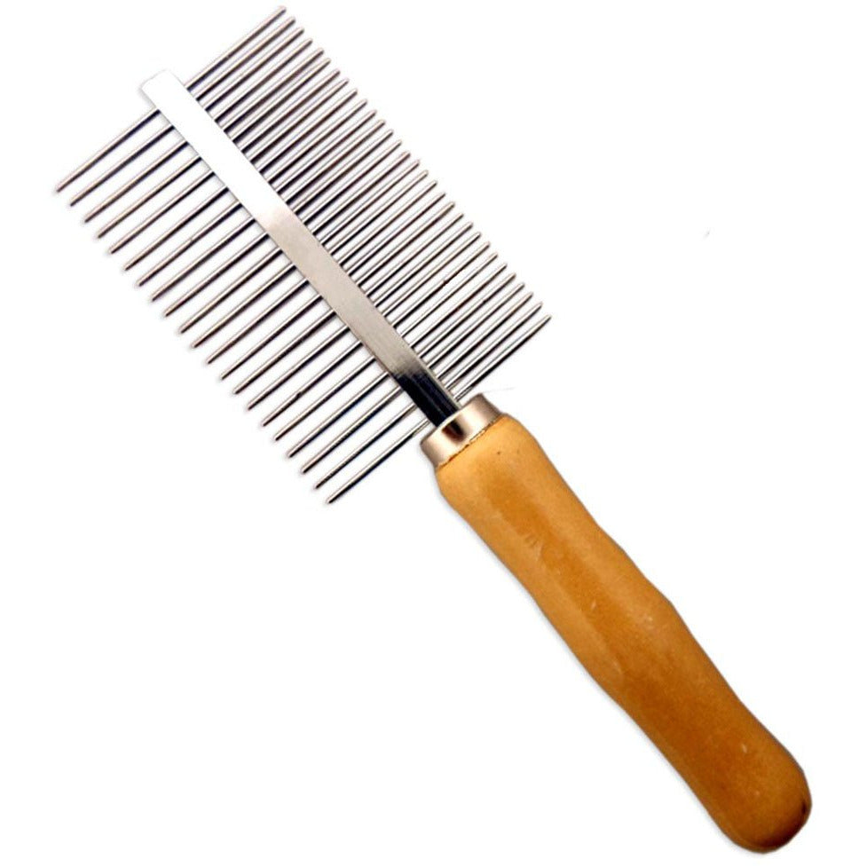 2-Sided Steel Wire Pet Brush, 7 Inch - PET-02213 - ToolUSA