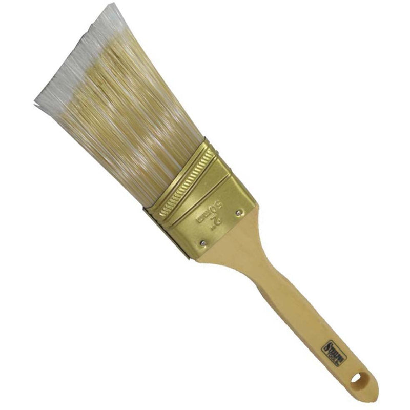 2" Wide Bristle Brush - For House Painting, Varnish or Lacquer (Pack of: 2) - TZ636-200-Z02 - ToolUSA