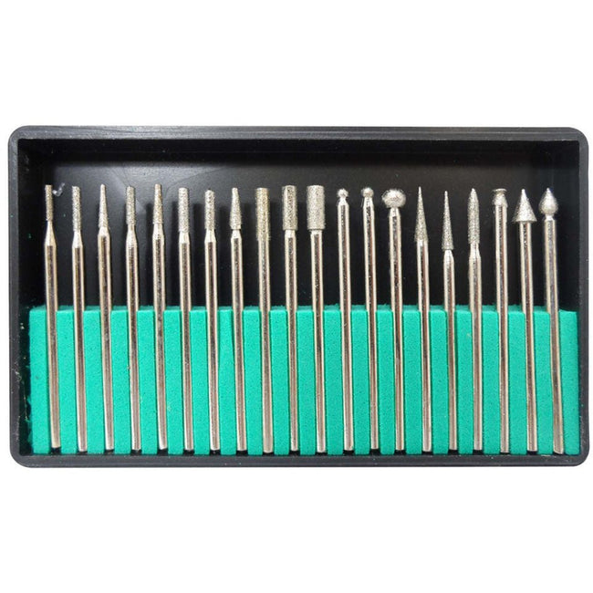 20 pc. Diamond Point Bit Set - TJ03-65132 - ToolUSA