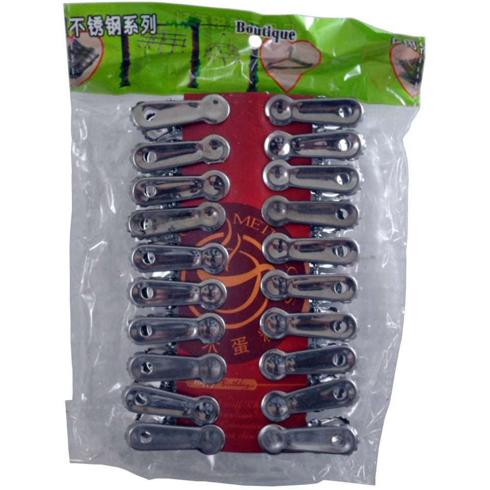 20 Piece 1.5 Inches Clips, Strong Spring Action - TZ-TZ593-20-YW - ToolUSA