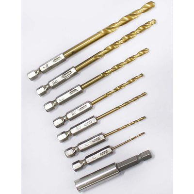 20 Piece Drill And Driver Bit Set With Plastic Storage Case - TZ-16450 - ToolUSA