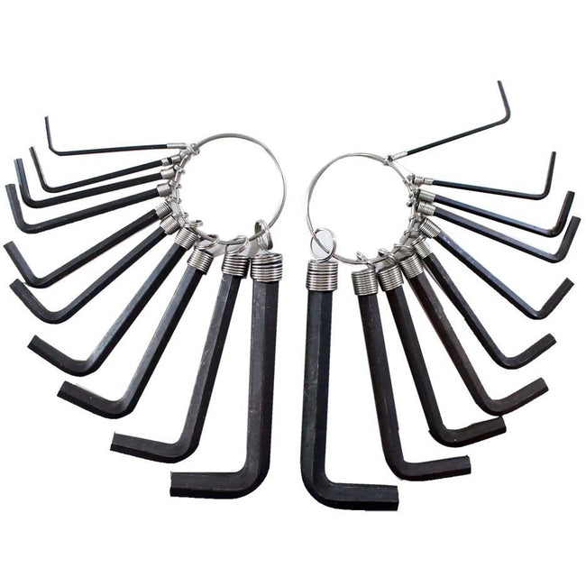 20 Piece Hex Key Set in Metric & SAE Sizes - TP-06020 - ToolUSA