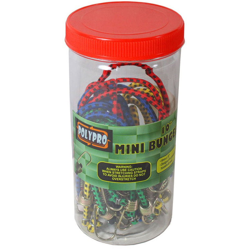 20 Piece Mini Bungee Cords - TA-08509 - ToolUSA