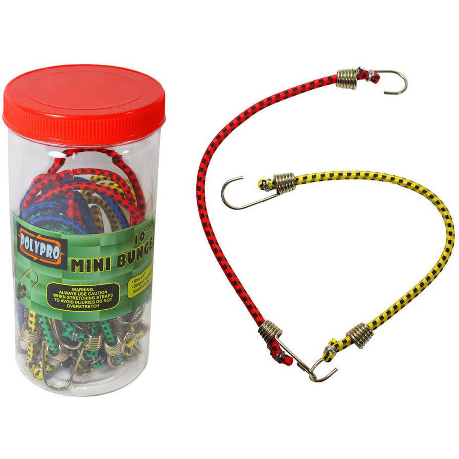 20 Piece Mini Bungee Cords - TA-08509 - ToolUSA
