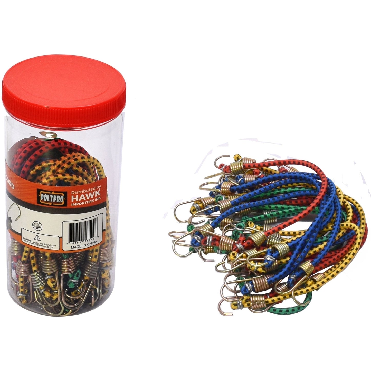 20 Piece Mini Bungee Cords - TA-08509 - ToolUSA