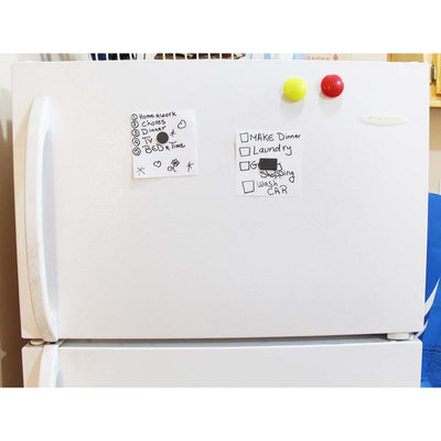 20 Piece Refrigerator Magnets Set - In Round & Rectangular Shapes For Crafts - MC6050-20-YX - ToolUSA