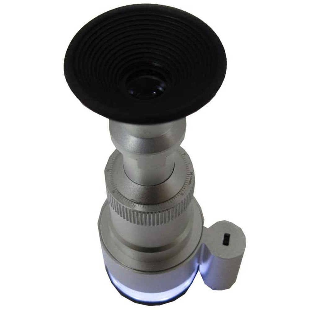 20X Power LED Desk Top, 6" Tall Compact Microscope - MG6020L-LED - ToolUSA
