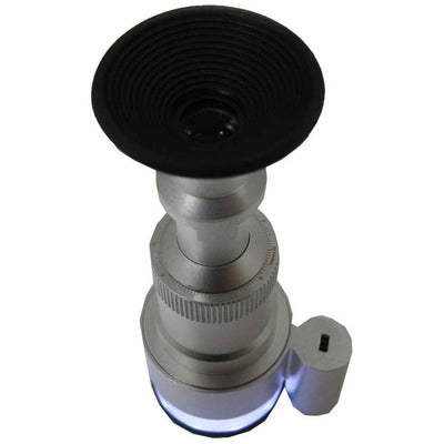 20X Power LED Desk Top, 6" Tall Compact Microscope - MG6020L-LED - ToolUSA