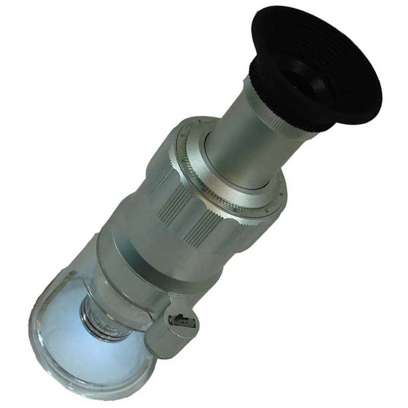 20X Power LED Desk Top, 6" Tall Compact Microscope - MG6020L-LED - ToolUSA
