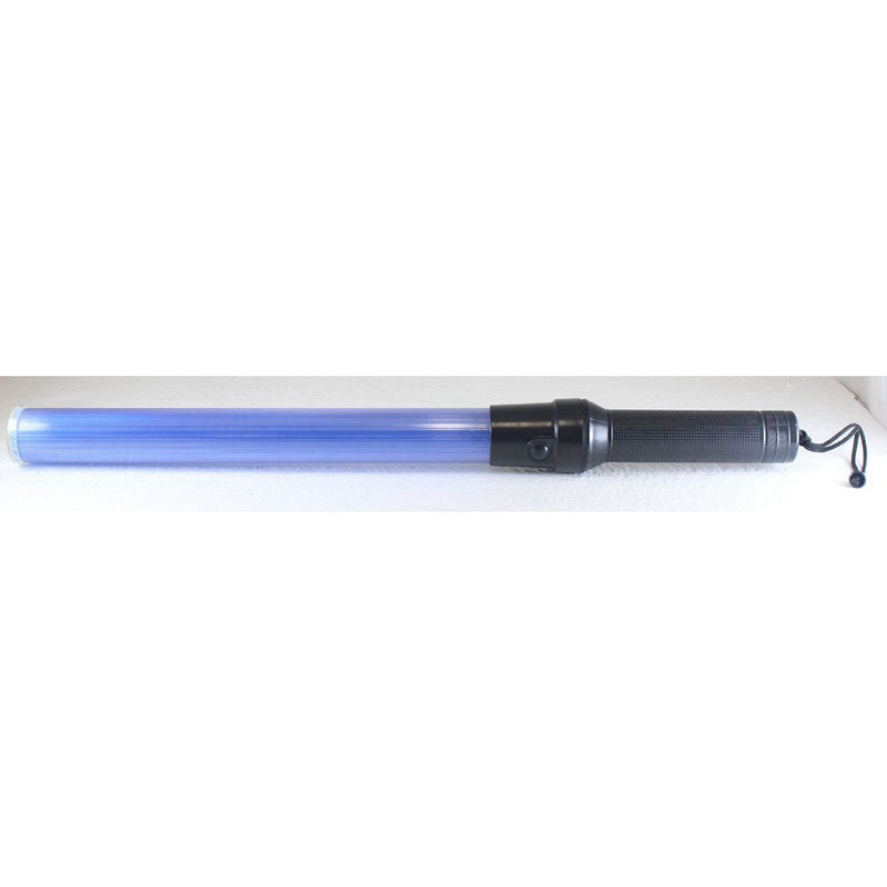 21 Inch Long Signal Light Baton In Blue With 2 Lighting Modes - FL611-BL - ToolUSA