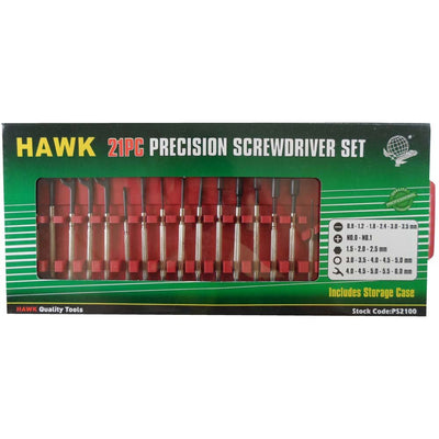 21 Pc. Magnetic Precision Screwdriver Set - PS-12100 - ToolUSA