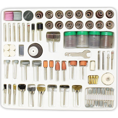 216 Piece Rotary Tool Accessory Kit-Compatible With Most Rotary Tools - TJ03-99800 - ToolUSA