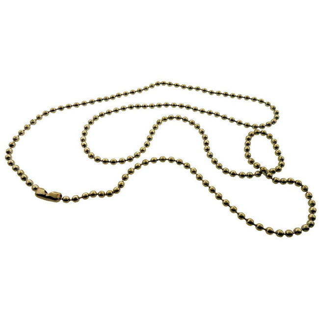 23.5" Silver Color Chain - Tiny Metal Beads (Pack of: 2) - TC-88893-Z02 - ToolUSA