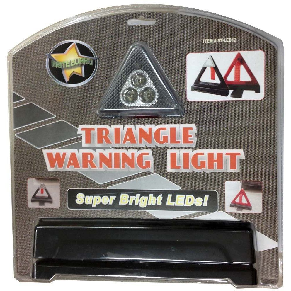 24 LED Free Standing Triangle Warning Light for Roadside Emergencies - SF-88812 - ToolUSA