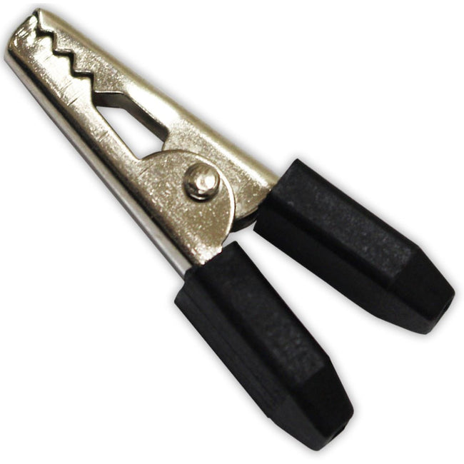 24 Piece Alligator Clips with Black PVC Coating - TE-44007 - ToolUSA