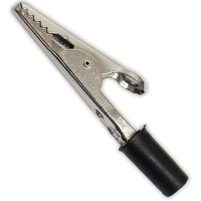 24 Piece Alligator Clips with Black PVC on 1 Handle - TE-44005 - ToolUSA