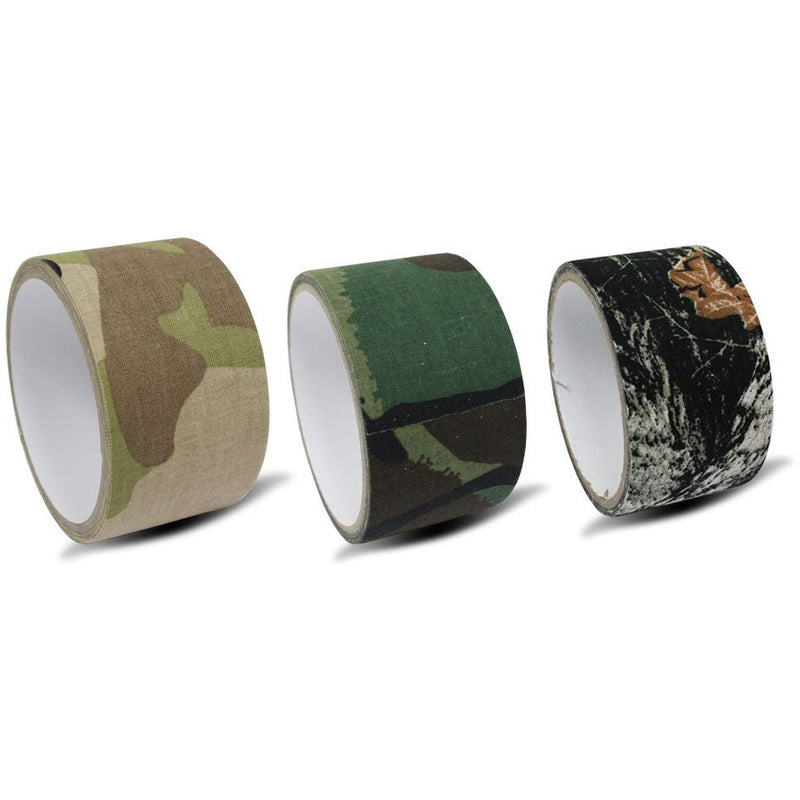 24 Piece Camouflage Cloth Tape - 3 Patterns - 9 Feet x 2 Inches - TAP-CM-ABC24 - ToolUSA