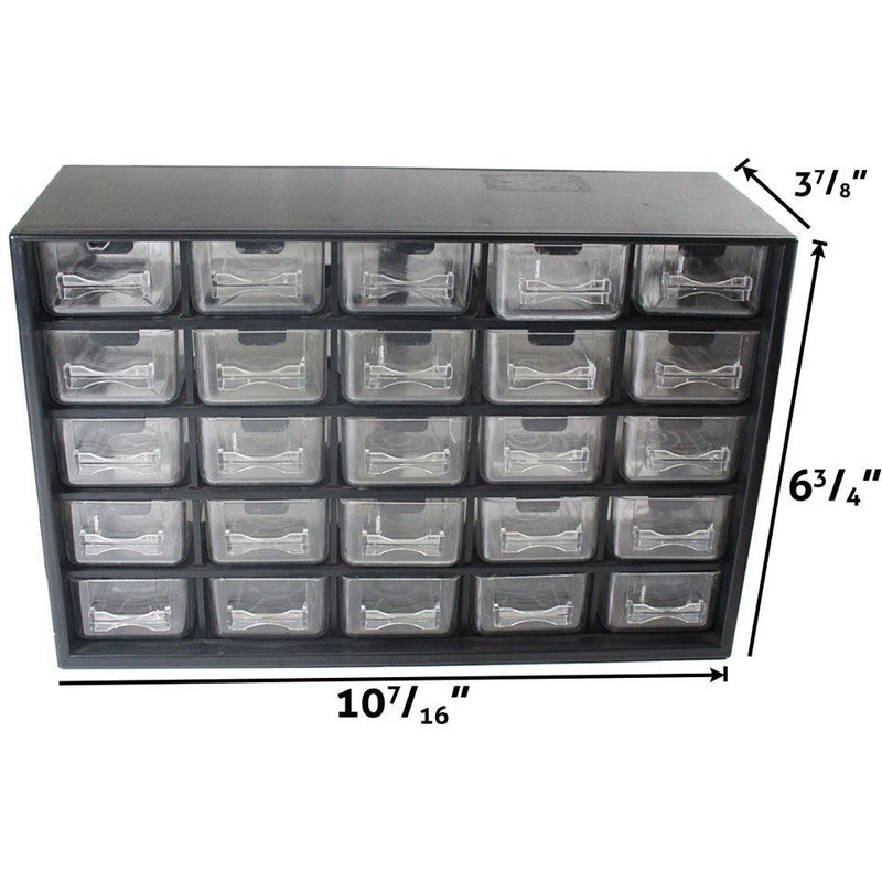 25 Drawer Small Parts Organizer Unit - TJ05-08725 - ToolUSA