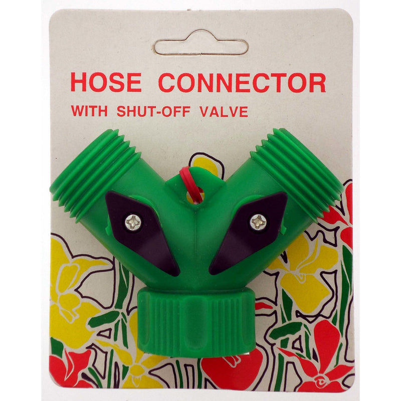 2.5 Inch Y Shaped Hose Connector, Shut Off Valves - LFOR-8240 - ToolUSA