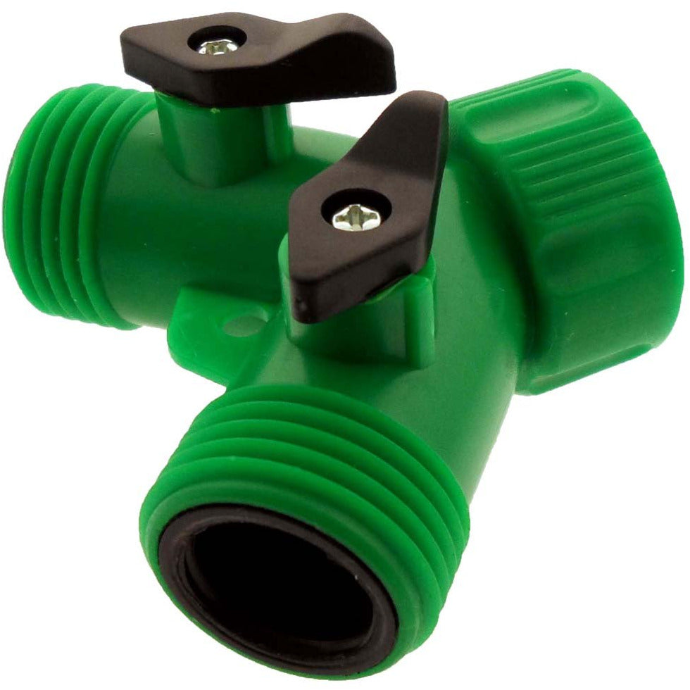 2.5 Inch Y Shaped Hose Connector, Shut Off Valves - LFOR-8240 - ToolUSA