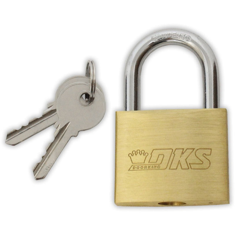 25 Piece 45MM Heavy Duty Brass Padlocks With Hardened Steel Shank And 2 Keys Each (Pack of: 25) - TZ73045-LIKE-Z25 - ToolUSA