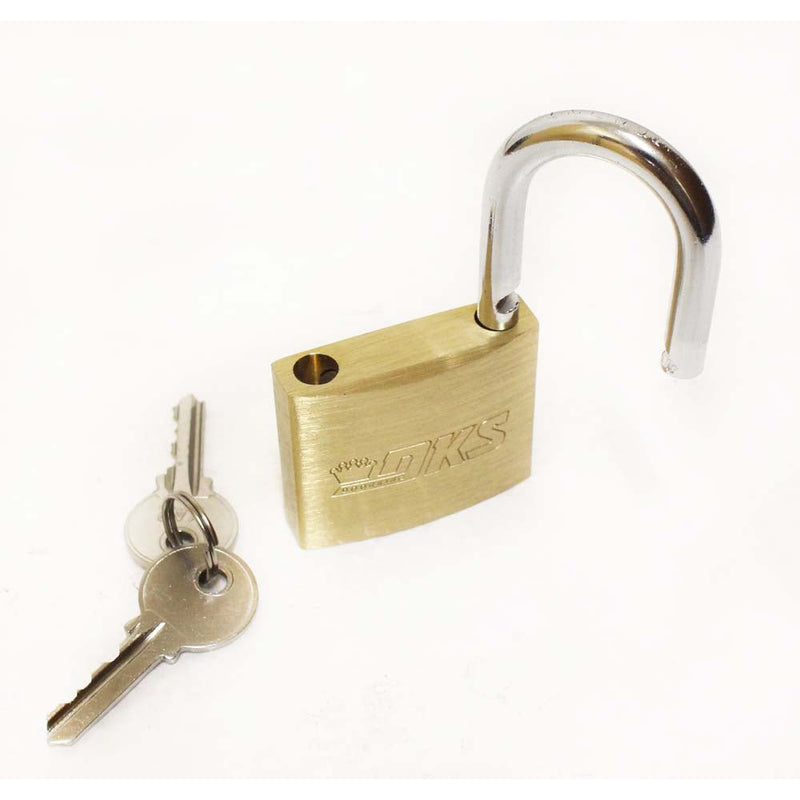 25 Piece 45MM Heavy Duty Brass Padlocks With Hardened Steel Shank And 2 Keys Each (Pack of: 25) - TZ73045-LIKE-Z25 - ToolUSA