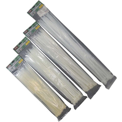 25 PIECE BAG OF CABLE MOUNTING TIES - TZ8636W-25 - ToolUSA