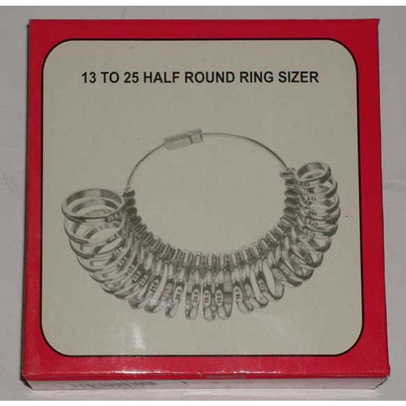 25 PIECE FINGER GAUGE 13 MM - 25 MM - TJ-99753 - ToolUSA