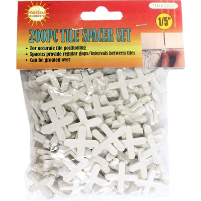 250 Piece Set of 1/5 Inch Tile Spacers - D-95201 - ToolUSA