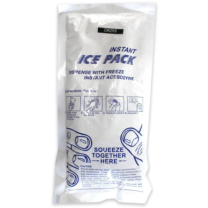255 Gram Instant Ice Pack - Just Squeeze & Snap & Use For Hours (Pack of: 2) - SP-082551-Z02 - ToolUSA