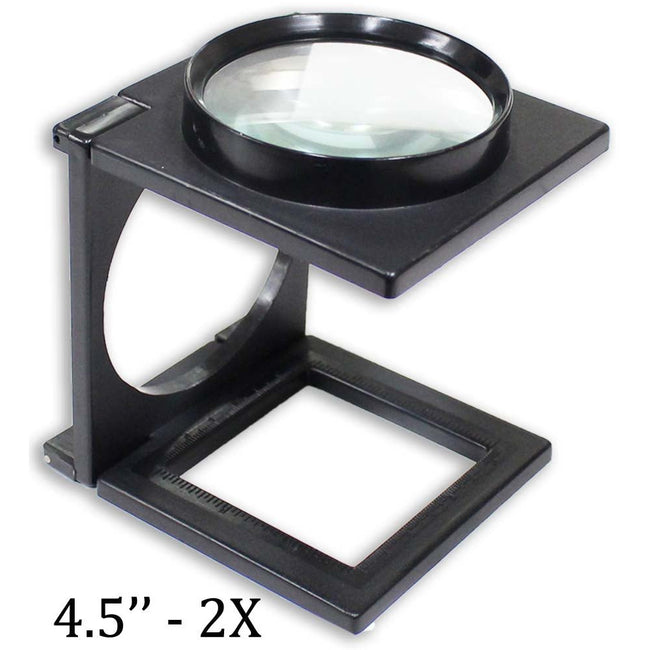 2.5x Folding Magnifier - SAE & Metric Rulers - MG-07555 - ToolUSA
