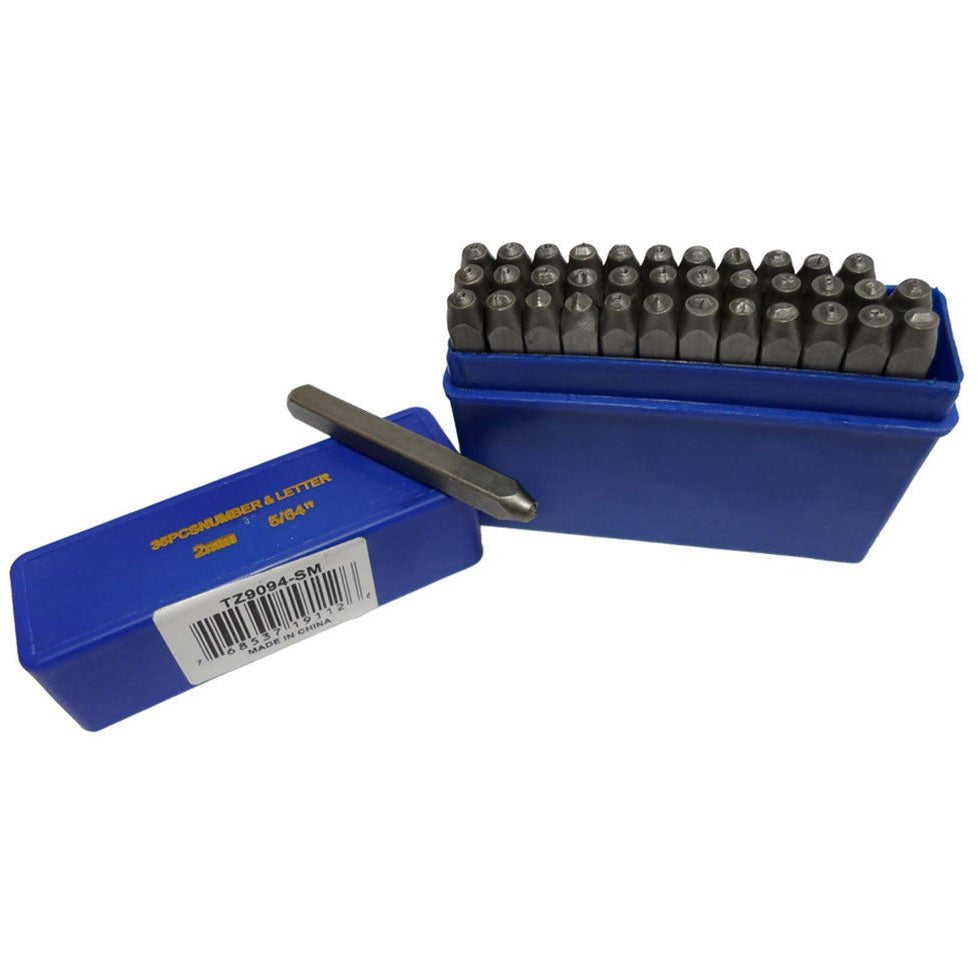 27 Piece Lower-Case Punch Set - ToolUSA