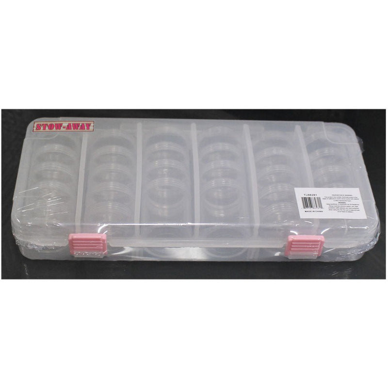 28 Mini Stackable Containers in See-Through Plastic Case - TJ05-86281 - ToolUSA