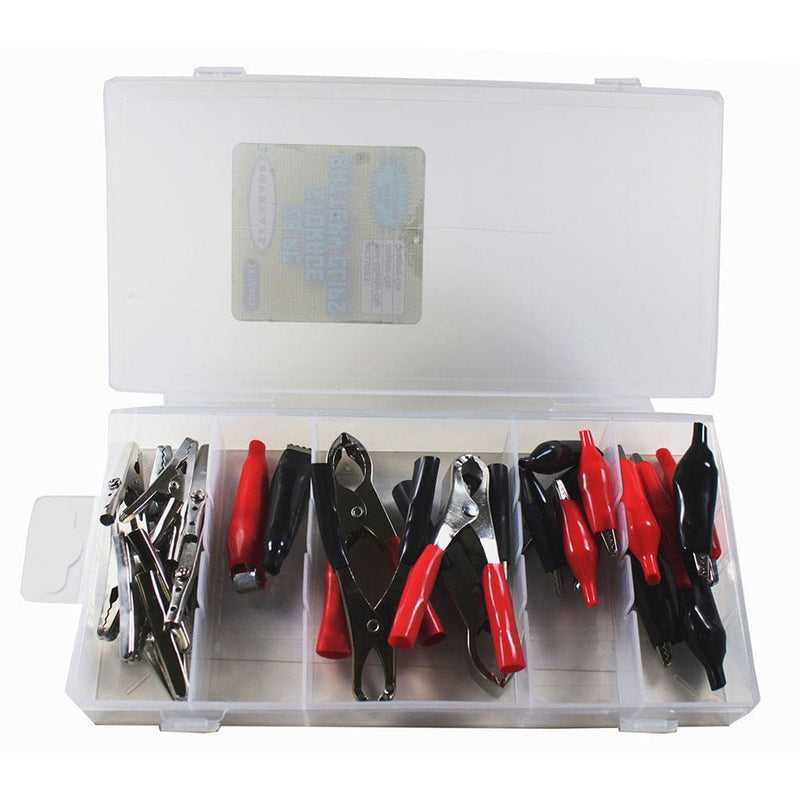 28 Pc. Battery/Alligator Clips - TX-TE4028 - ToolUSA