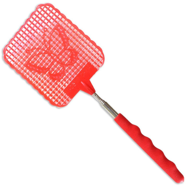 28.5-Inch Extendable Flyswatter with Butterfly Design - FY-SWITER-YX - ToolUSA