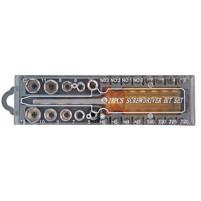 29 Piece Screwdriver Bit Set - PS-02828 - ToolUSA